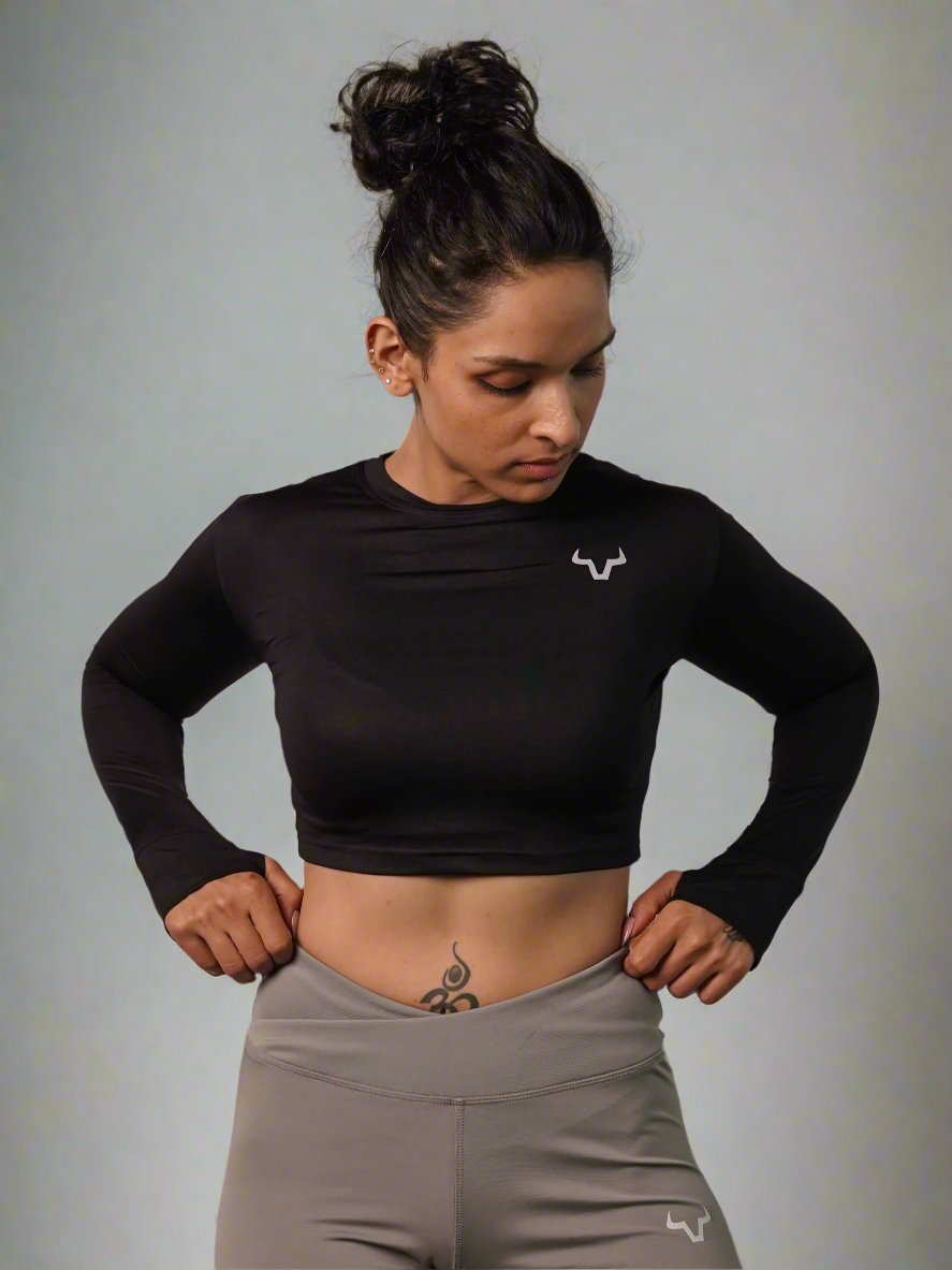GYMYAK Dri Fit Crop Top
