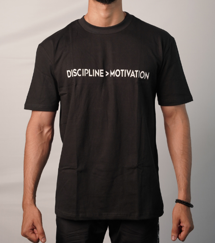 Discipline > Motivation Odorless Oversized T-Shirt