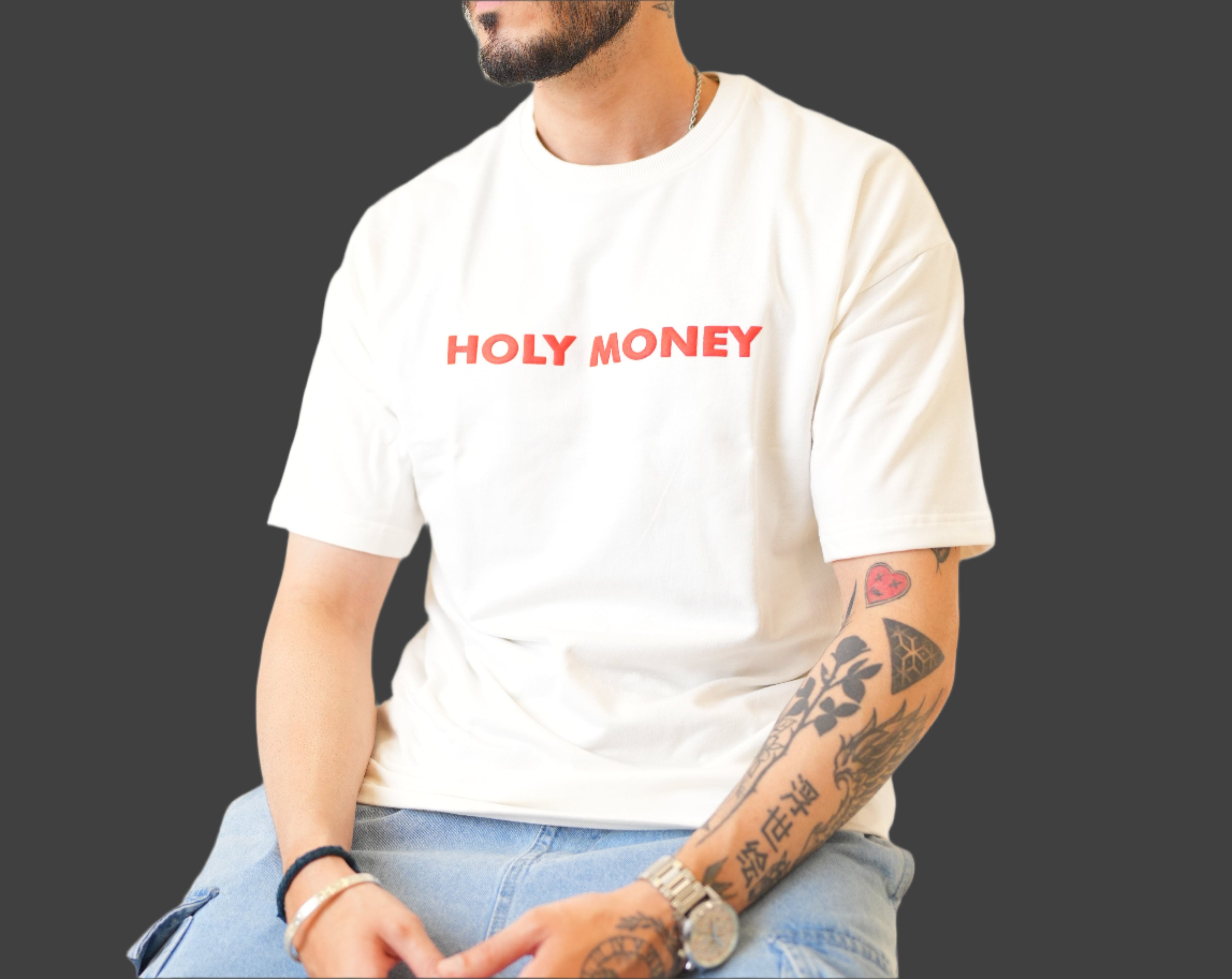 Holy Money Odorless Oversized  T-Shirt