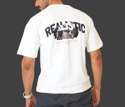 REALISTIC Odorless Oversized T-Shirt  (Men)