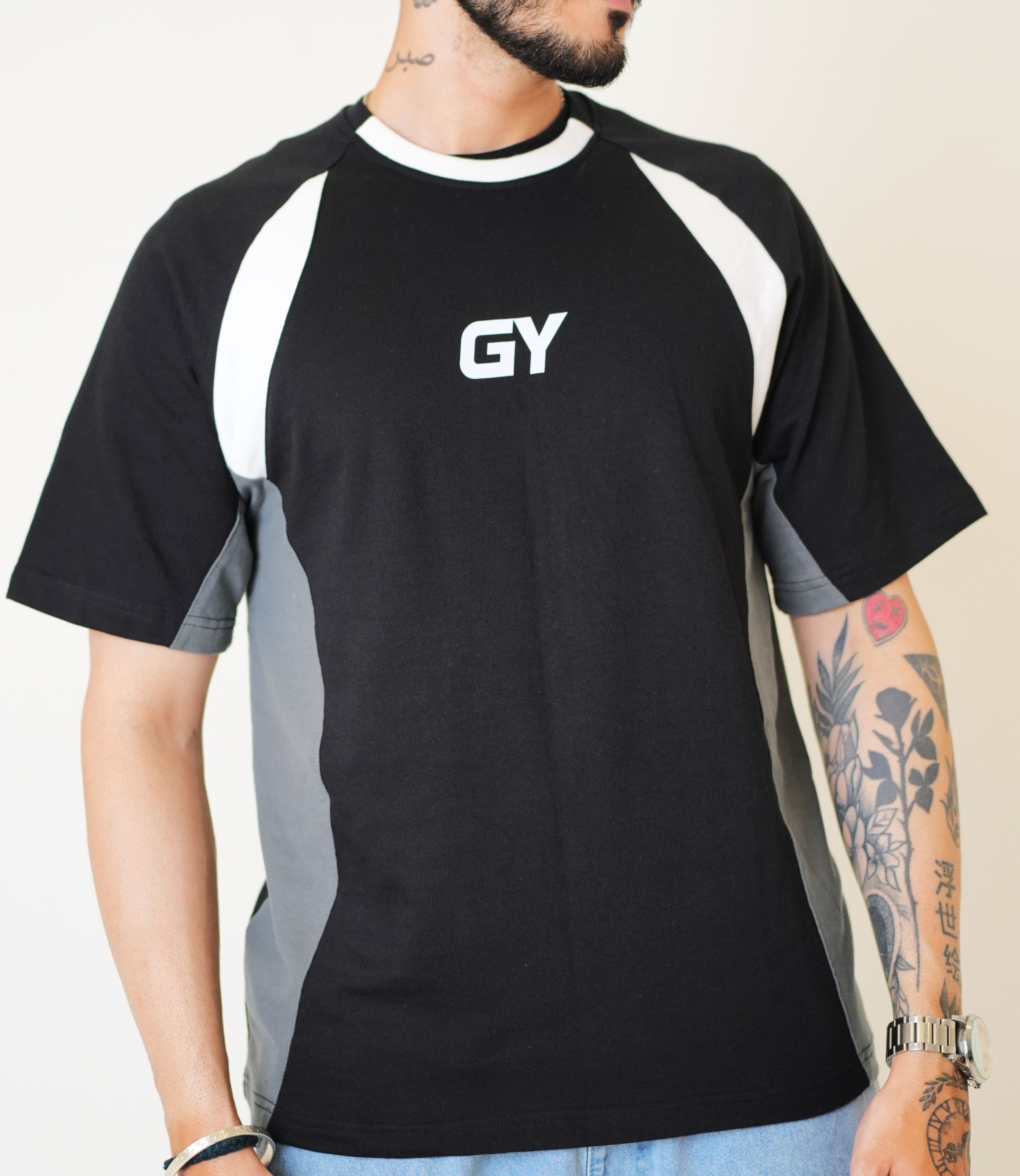 GY Official Odorless Oversized Black Tee