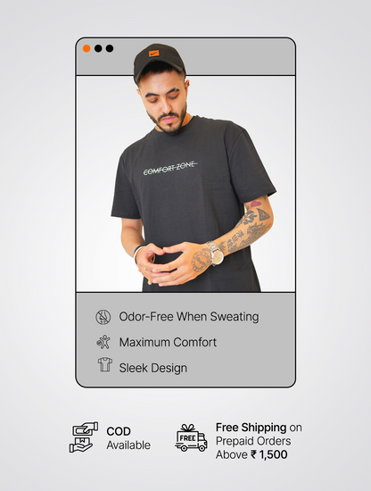 Comfort Zone Odorless Oversized T-Shirt Men